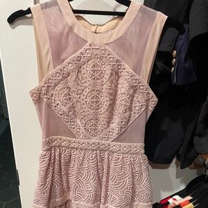 Pink lace BCBG dress